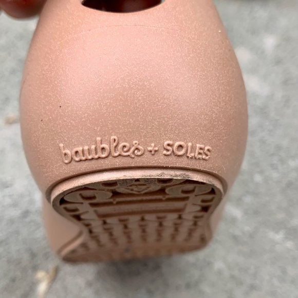 BAUBLES + SOLES Girls Koala Jelly Shoes 10 27 Mauve Pink Mary Jane Toddler Girl - Picture 7 of 9